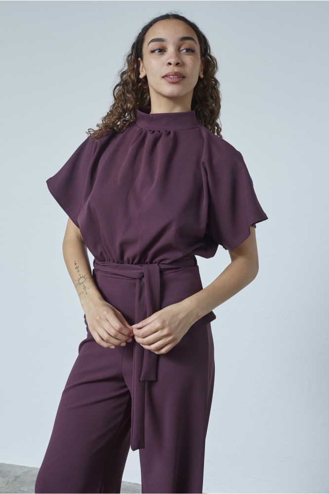 GIRL TOP 6 18806 DEEP BORDEAUX